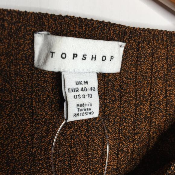 Topshop NWT Brown Pullover Sweater Super Soft US 8-10 - Picture 5 of 7